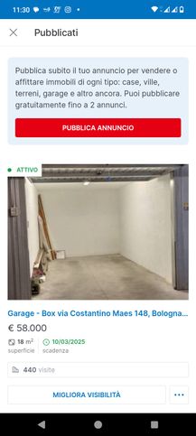 Garage/posto auto in residenziale in Via Costantino Maes 148