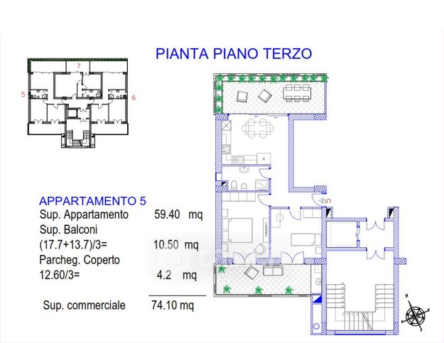 Appartamento in residenziale in VIA TONNARA 5