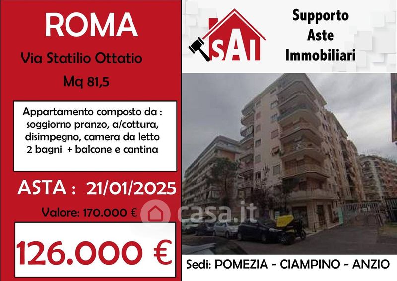 Quadrilocale In Vendita In Via Statilio Ottato A Roma Mq Casa It