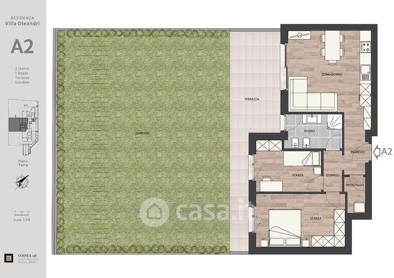 Residenza Oleandri – Appartamento A2 – Rovereto, Via Ai Fiori