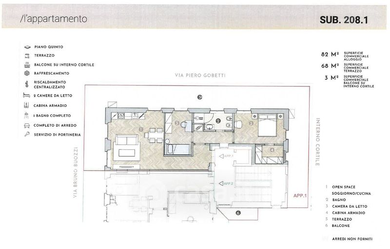 Trilocale in Centro, foto 20 di 20