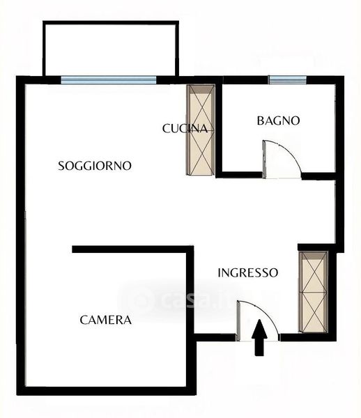 Bilocale in Pozzo Strada, foto 25 di 25